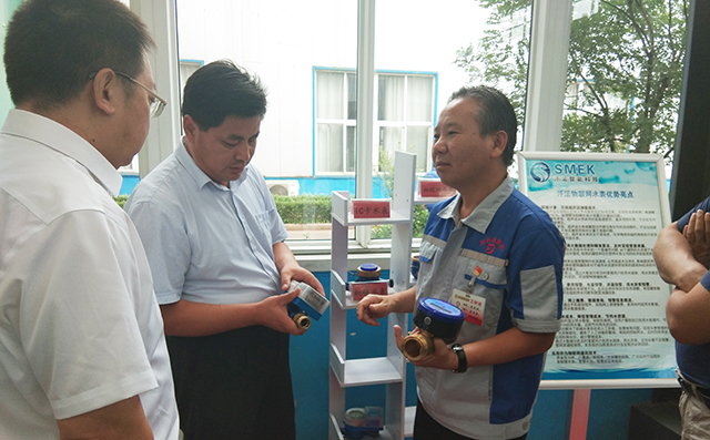 在集團董事長景奉國的引領(lǐng)下大家對公司進行了參觀。